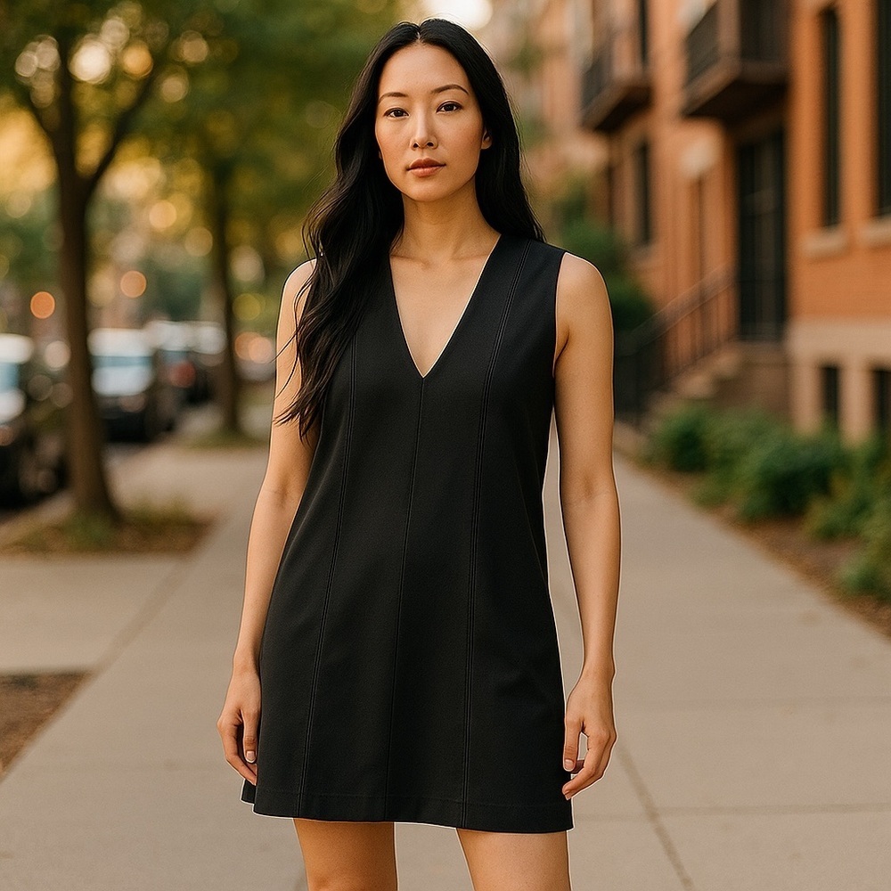 Tart Black Sleeveless Dress